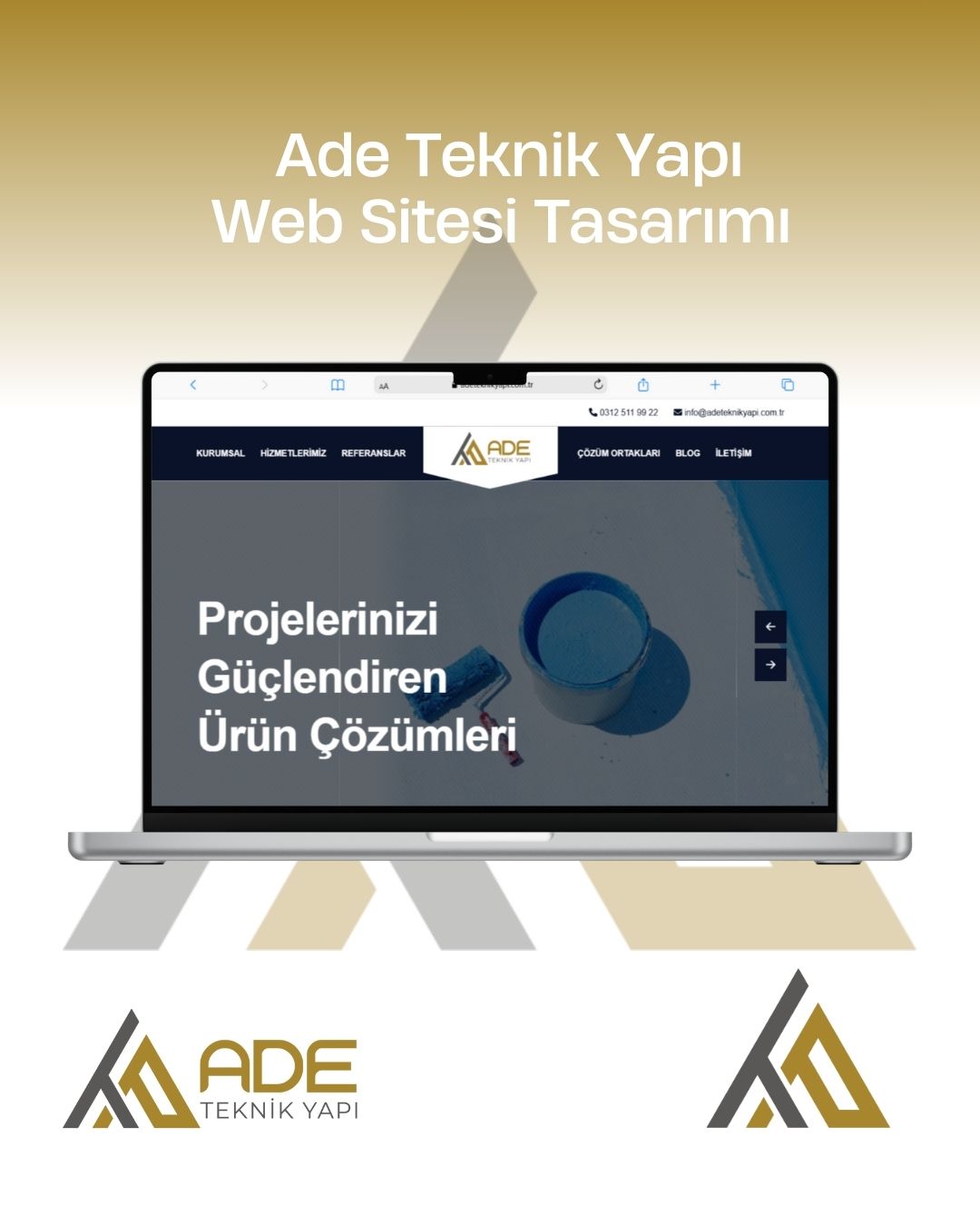 Ade Teknik Yapı Kurumsal Web Site