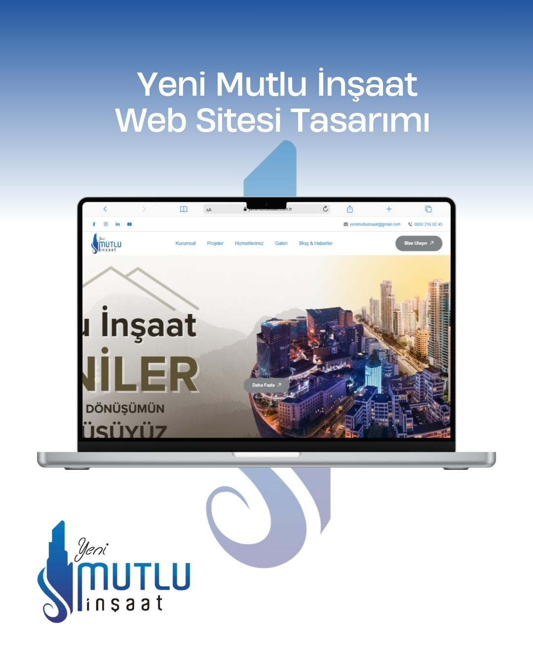 Yeni Mutlu İnşaat Kurumsal Site