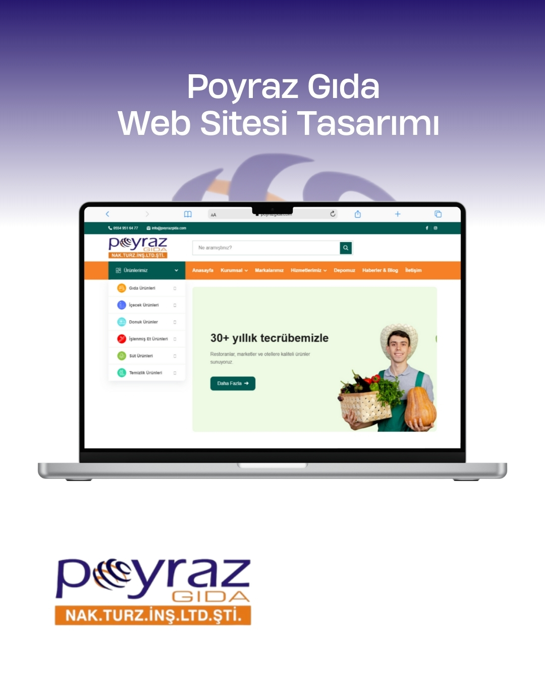 Poyraz Gıda Kurumsal Site